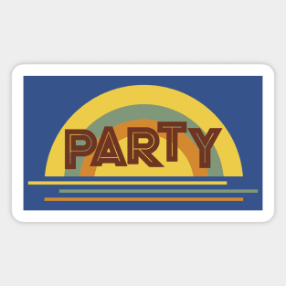 Retro Party Magnet